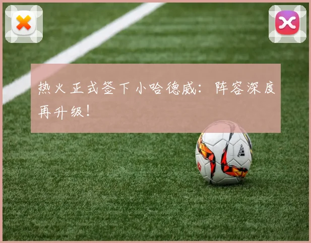 热火正式签下小哈德威:阵容深度再升级!
